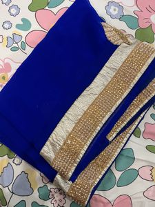 Royal Blue Saree