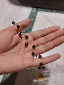 Black White Choker Set + Mor Design Earings