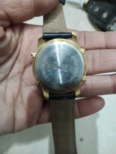 Timex Chronograph Watch - Gold Tone