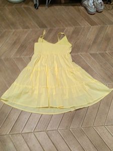 Yellow Tiered Sundress