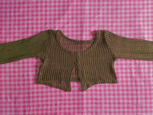 crop knit cardigan