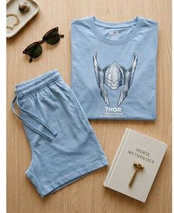 Thor Graphic T-Shirt and Shorts Set