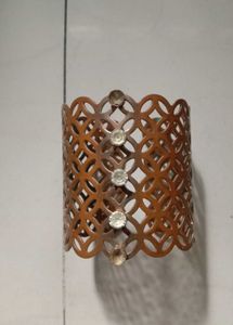 Geometric Cutout Cuff Bracelet