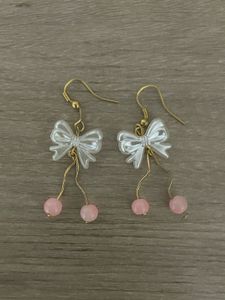 Cute Bow Drop Earrings🎀🤍