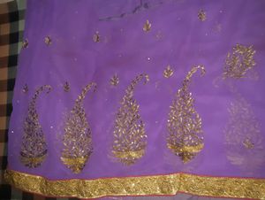 stone heavy work new saree