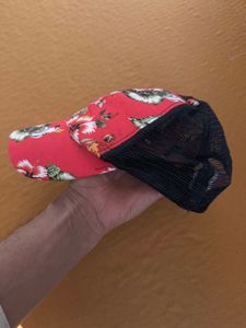 Floral Print Trucker Hat