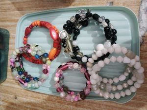Set of Assorted Beaded Bracelets handmade