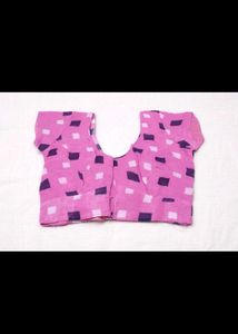 Stylish Pink Printed Blouse