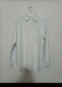 Classic White Button-Up Shirt