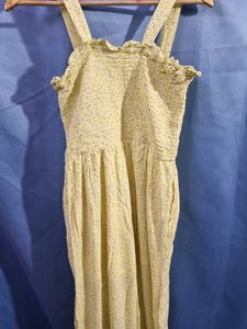 Floral Yellow Sundress jumpsuit