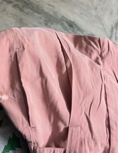 Zara Dusty Pink Ankle length Belted Trousers