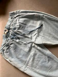 Light Wash Jogger Pants