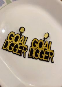 GOAL DIGGER Statement Earrings