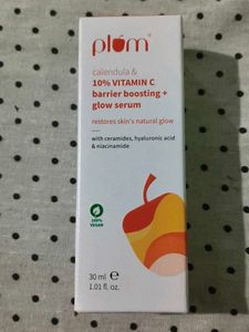 plum 10% vitamin c barrier boosting glow serum