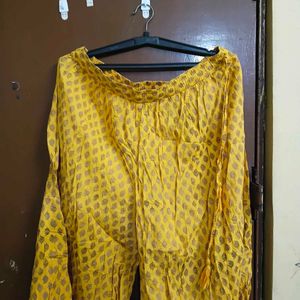 Elegant Yellow Kurta Set with Dupatta