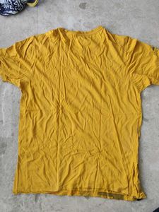 Yellow Graphic Print T-Shirt