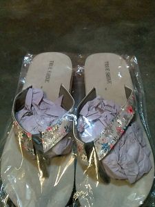 Cute Floral Flip Flops
