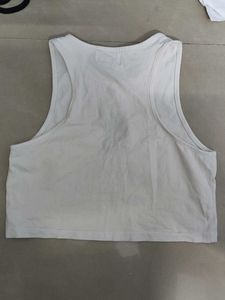 White Stitch &amp; Angel Tank Top