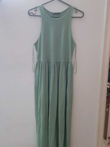 ZARA Light Green Sleeveless Dress