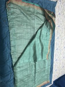 Elegant Teal Silk Saree