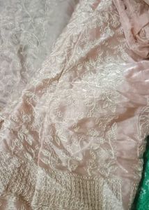 Elegant Embroidered Dress Material