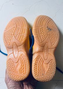 Nivia Yellow &amp; Blue Sport Shoes NON MARKING