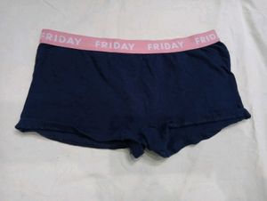 Blue "Friday" Logo Boy Shorts 🖤🖤