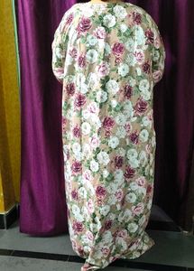 Beautiful Floral Stone Print Dubai Maxi bridal