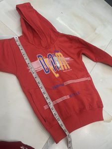 Kids' Red "Dream" Graphic Hoodie