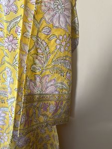 Yellow Floral Kurta