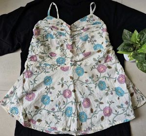 Chic Floral Print Camisole Top