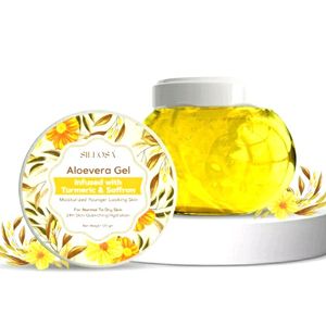 SILEOSA AloeveraGel InfusedWith Turmeric&amp; Saffron