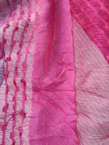 Vibrant Pink Textured Dupatta