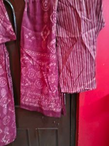 Beautiful Berry Colored Kurta Set