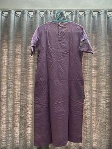OKHAI Lilac Embroidered Kurta Small Size