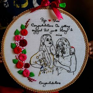 Best Friend Photo Embroidery