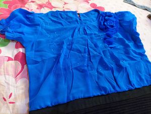 Blue &amp; Black Sheath Dress (8-15 years)