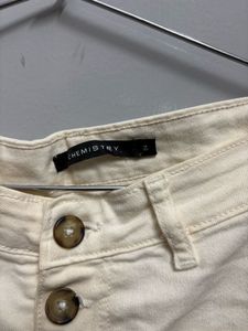 Wide Leg Button Front Pants