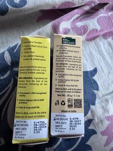 Bio organic sandalwood face pack , Multani mitti