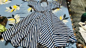 Striped Flare Dress