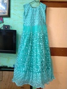 Beautiful Teal Ethnic Gown