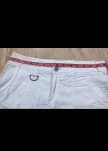 Casual White Shorts