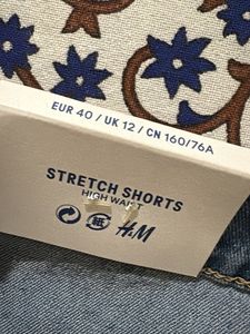 H &amp; M Blue Denim Shorts