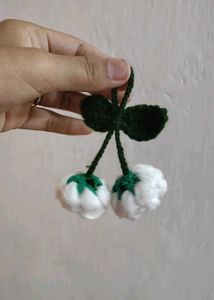 Handmade Cherry bag charms