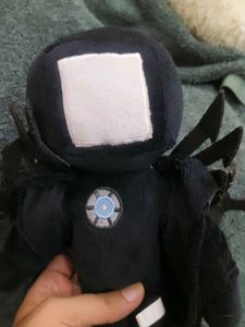 Cute Black Plush Toy with Wings