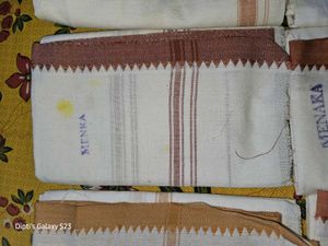 6 White Pure Cotton Gamchhas (Towel)