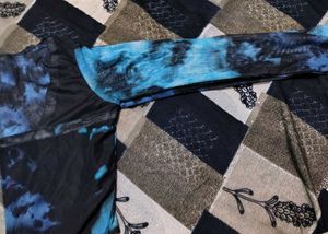 Stylish Tie-Dye Sheer top