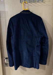 Men's Navy Corduroy Blazer