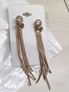 Gold Chain Drop Earrings