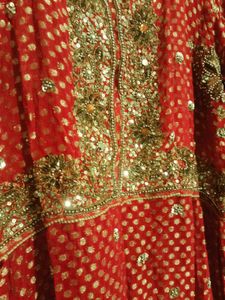 Stunning Red Kurta Set with Dupatta